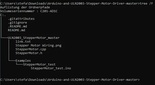 Aufbau eines *.zip Exports aus GitHub