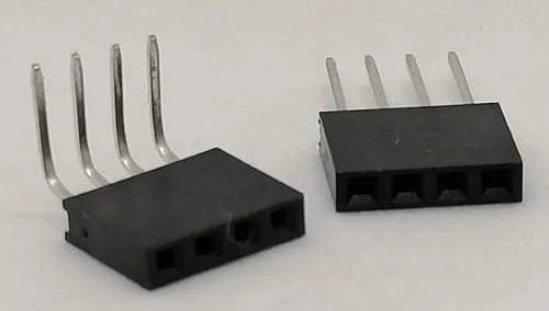 4fach Pinleiste, einmal gebogen und einmal gerade