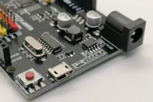 Anschlüsse am Microcontroller