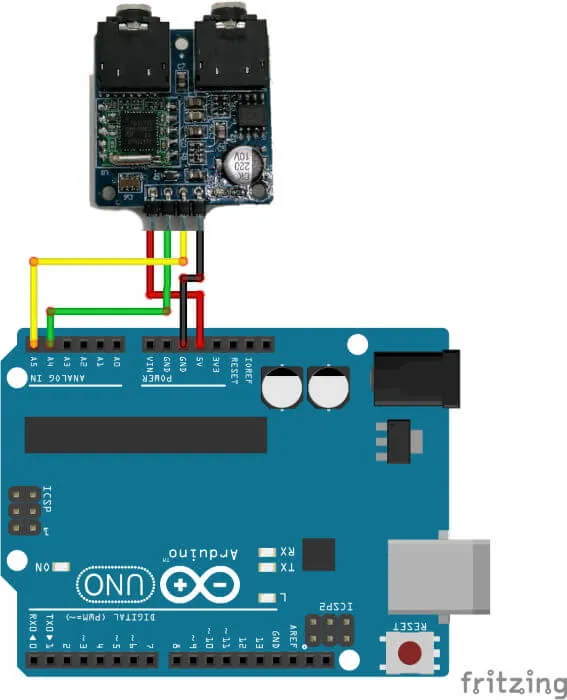 FM Stereo Modul TEA5767 am Arduino UNO R3