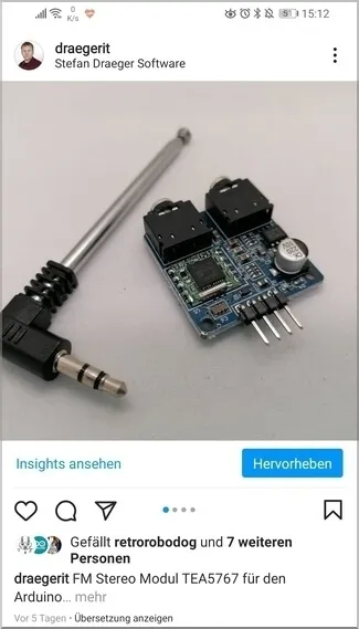 Beitrag auf Instagram von Beitrag auf Instagram von