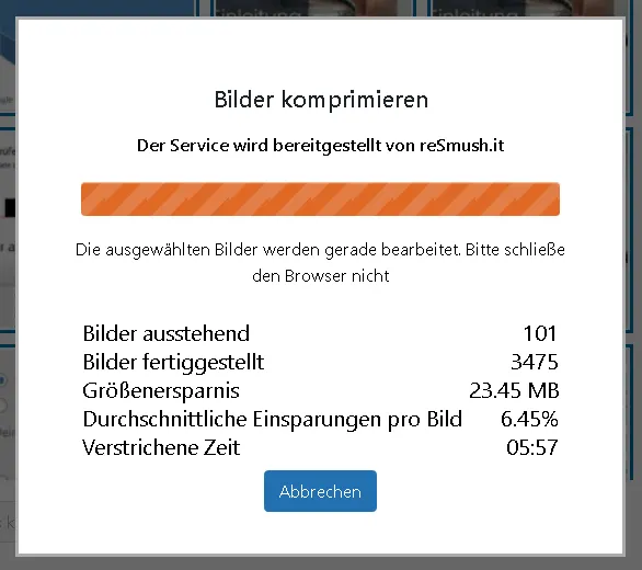 WP-Optimize - Bilder komprimieren