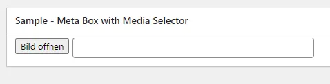 eine einfache Meta Box in WordPress