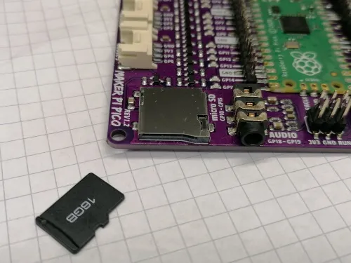 MAKER Pi Pico mit Micro SD-Card