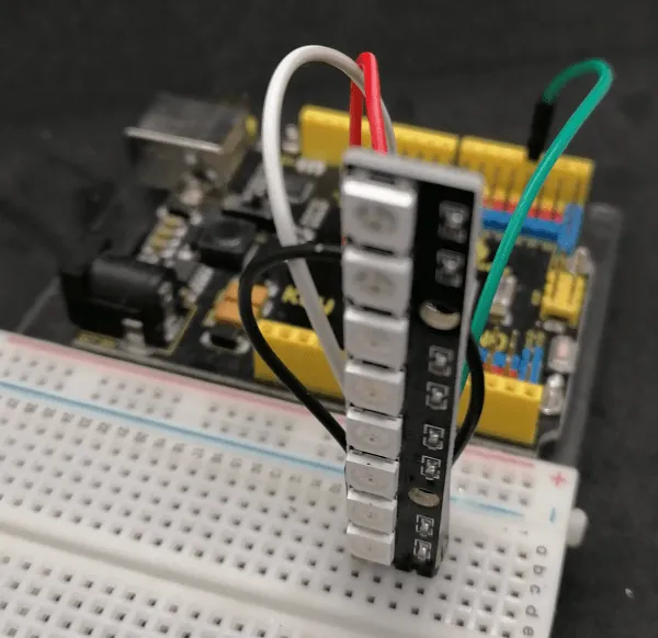 Schaltung - LED Stripe am Arduino UNO R3