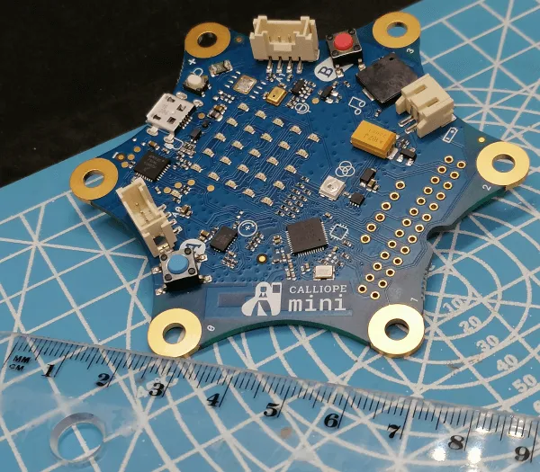 Größe des Calliope Mini v1.3