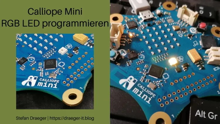 programmieren der RGB LED am Calliope Mini