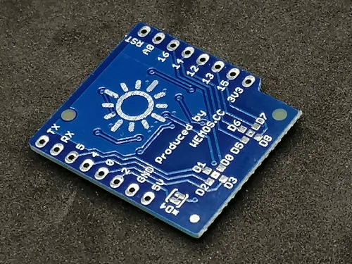 Rückseite des Lolin RGB LED Shield v1.0.0