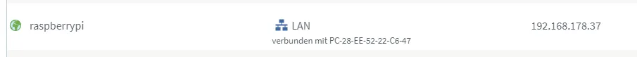 LAN Gerät im Heimnetzwerk in der FritzBox!