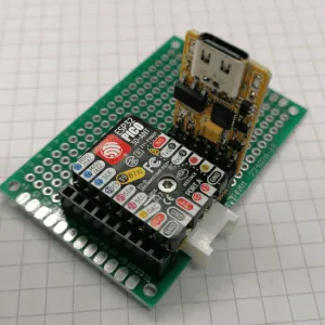 Lochrasterplatine für den M5Stamp Pico Mate