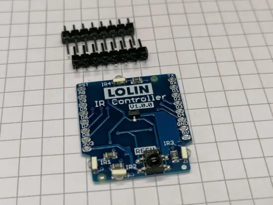 Lieferumfang des IR Controller Shield
