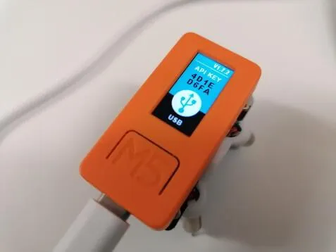 M5StickC anzeige des API KEY nach dem Start