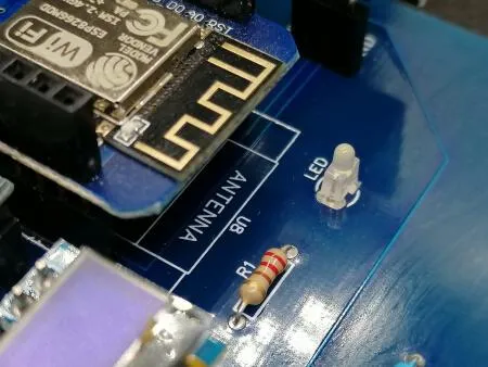 LED with series resistor