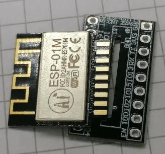 Markierung für GND auf dem ESP-01M