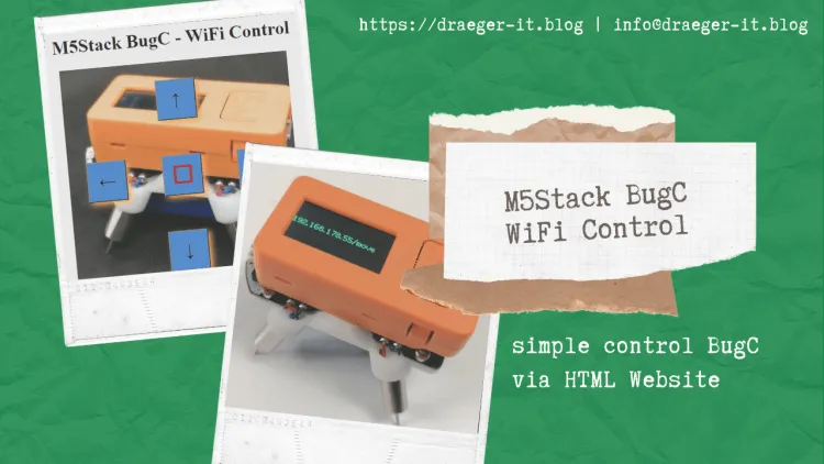M5Stack BugC steuern per Webseite