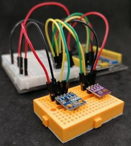 Arduino UNO R3 mit BMP180 & BMP280 per I²C