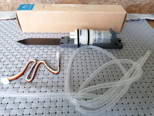 Lieferumfang - M5Stack Wasserpumpe Bodenfeuchtesensor