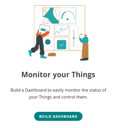 Schaltfläche zum erstellen eines Dashboards