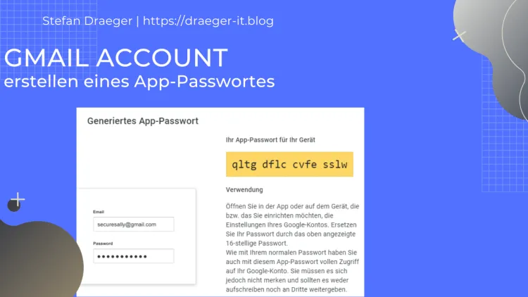 GMail Account im Skript verwenden