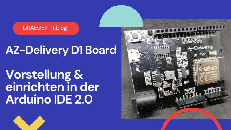 AZ-Delivery D1 Board mit ESP32 Chip