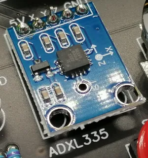 analoger 3 Achsen Lagesensor am Funduino-Cube