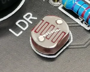 Fotowiderstand (LDR) am Funduino-Cube