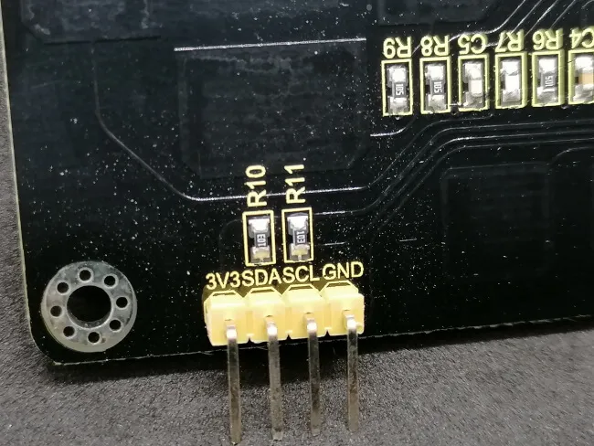 Pins from Touch Keypad KS0260 from Keyestudio