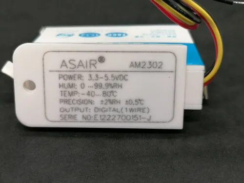 Rückseite des DHT22 / AM2302 Sensors