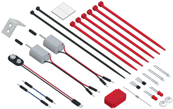 Komponenten für den Aufbau des VARIOBOT - varikabi