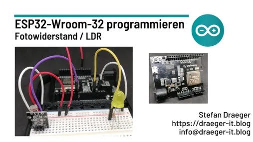 ESP32 - Fotowiderstand & LED