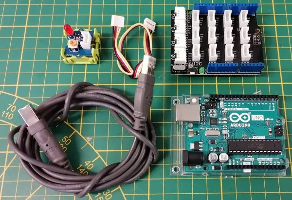 Bauteile für den Aufbau der Schaltung