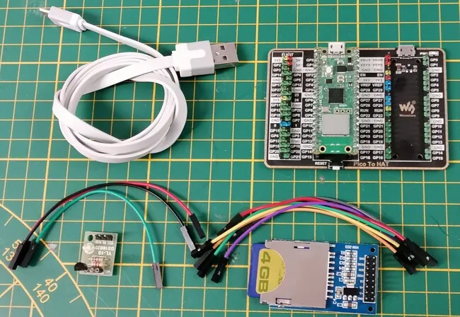 Bauteile für die Schaltung