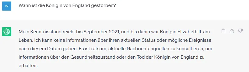 ChatGPT Prompt zum validieren des Zeitraums der Daten