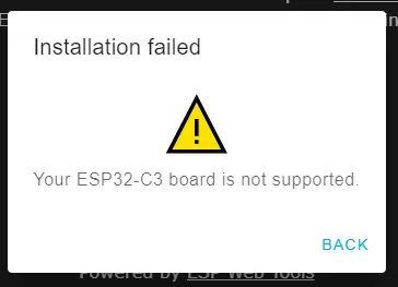 ESP32-C3 von WLED nicht unterstützt