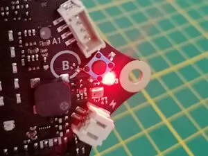 Status LED für das Mikrofon am Calliope Mini 3