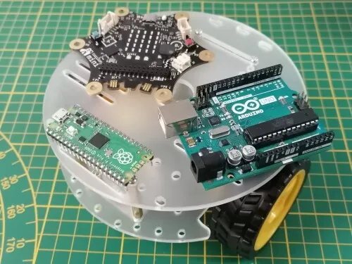 2WD Chassis Kit mit Mikrocontroller