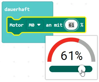 Calliope Mini - MakeCode - Motor vorwärtsfahren