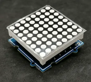 8x8 LED Matrix mit HT16K33 Treiberchip