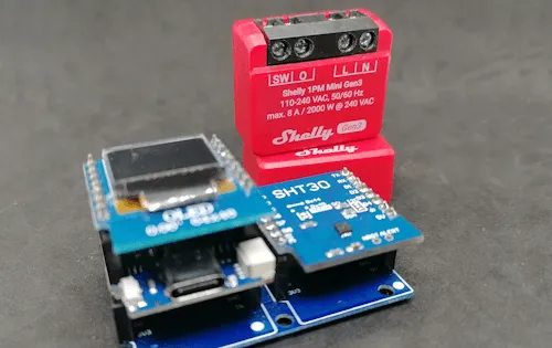 Shelly 1PM Mini Gen3 & Wemos D1 Mini