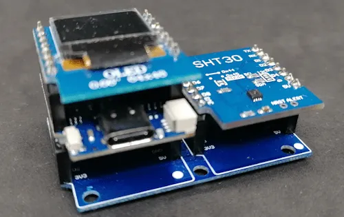 Wemos D1 Mini mit OLED Display & SHT30 Sensor