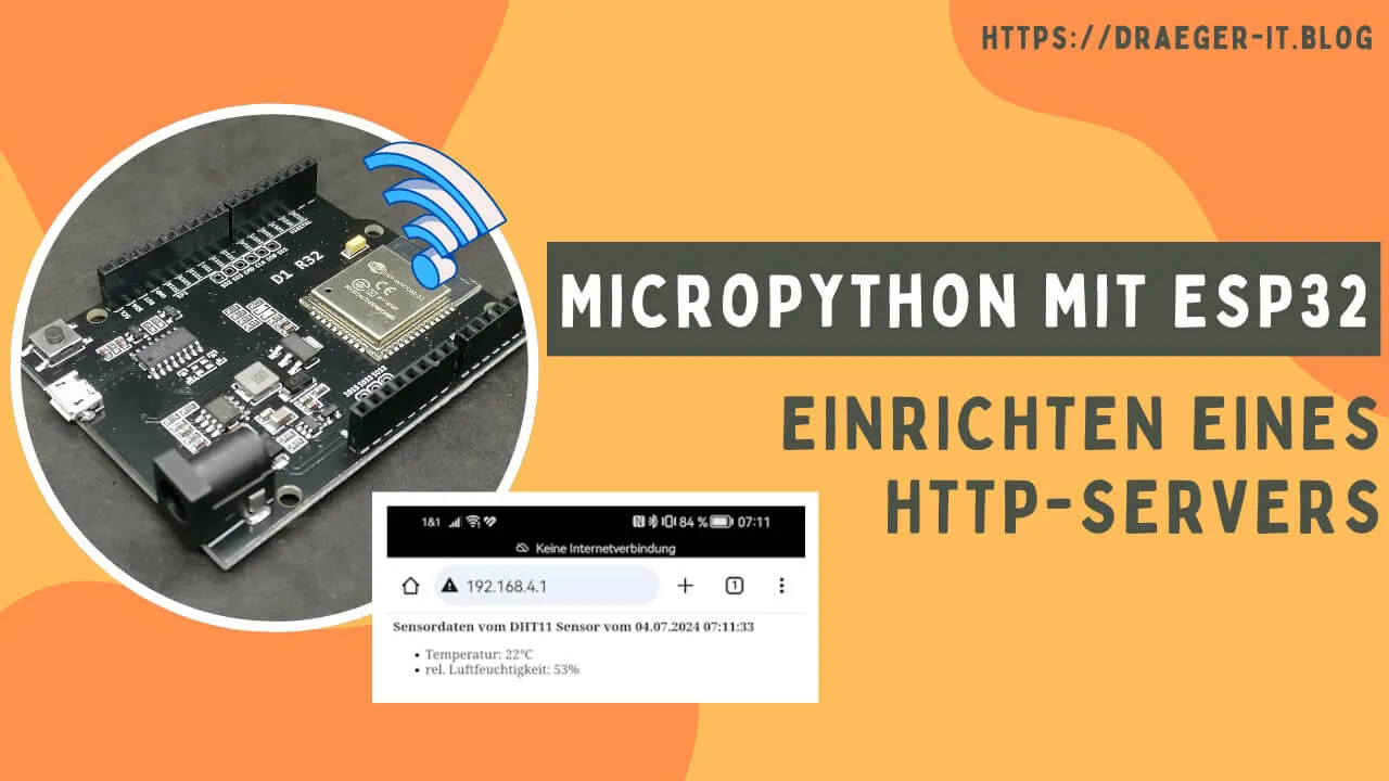 MicroPython mit ESP32: Einrichten eines HTTP-Servers