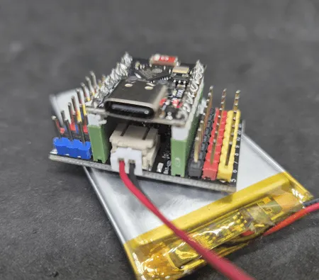 ESP32-C3 mit LiPo Batterie