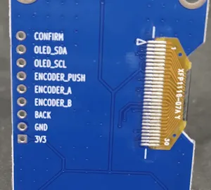 OLED Display & Drehregler - Rückseite