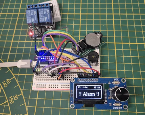 Erweiterte Timer-Schaltung mit einem zusätzlichen Relais Modul