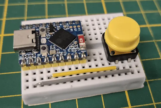 ESP32-S3-Zero mit Taster