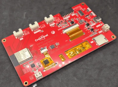 Rückseite des 5 Zoll Elecrow CrowPanel