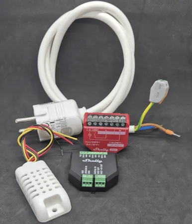 Shelly, AddOn & DHT22 Sensor inkl. Zuleitung