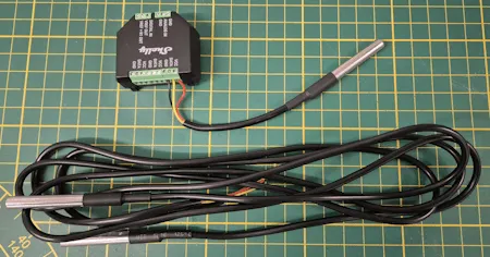 Shelly AddOn mit DS18B20 Sensor