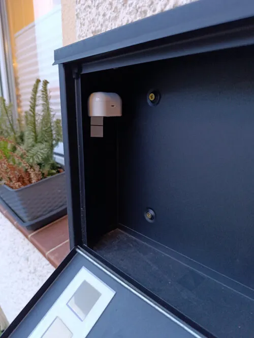 smarter Briefkasten mit Shelly BLU Motion