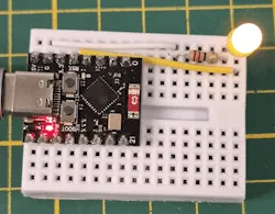 ESP32-C3 mit LED